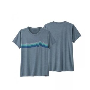 Patagonia Women's Capilene Ridge Rise Cool Daily Graphic Shirt Medium